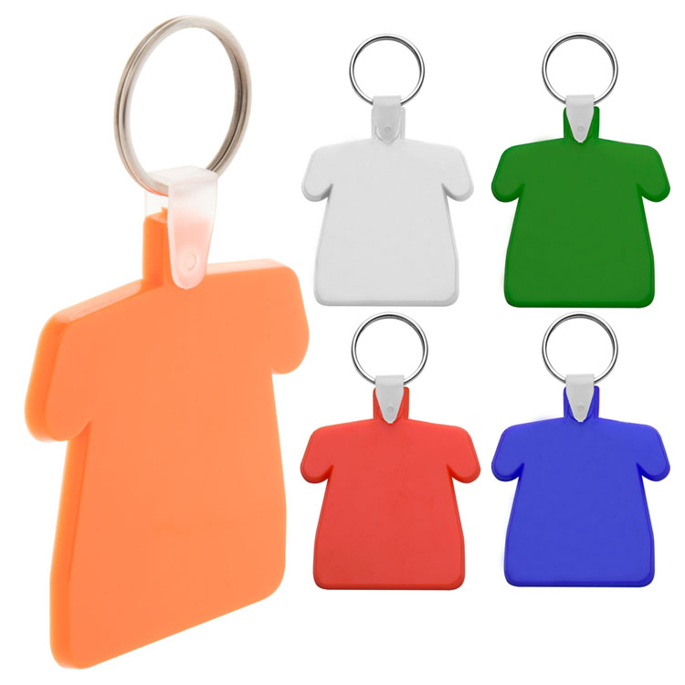 Breloc din plastic colorat cu forma de tricou - AP809333