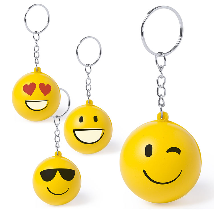 Breloc antistres cu emoticon smiley - AP781528